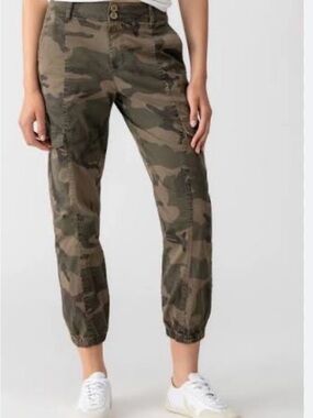 Sanctuary Rebel Olive Green Camouflage Cargo Pants